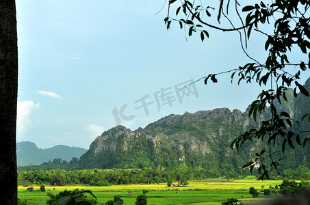 东南亚风景摄影照片_老挝万荣美丽的风景