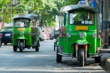 曼谷的嘟嘟车出租车
