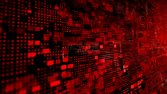 红色电脑数据代码背景