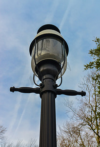 美国新泽西州普林斯顿 — 2019年11月12日：夜间古董灯笼