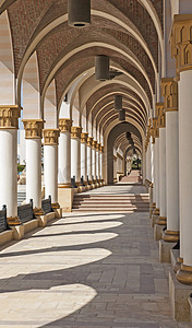 拱形抽象建筑走廊