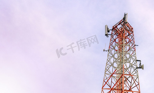 手机网络信号摄影照片_手机通讯及网络信号中继器天线