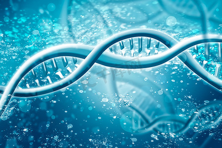 双螺旋 DNA 链辉煌。