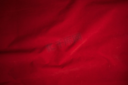 深红色天鹅绒面料用于背景