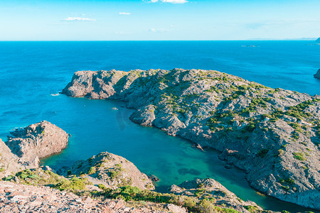 Cap de Creus 国家公园，地中海沿岸，西班牙布拉瓦海岸