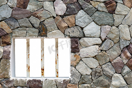铁金属条窗隔离花岗岩，概念自由
