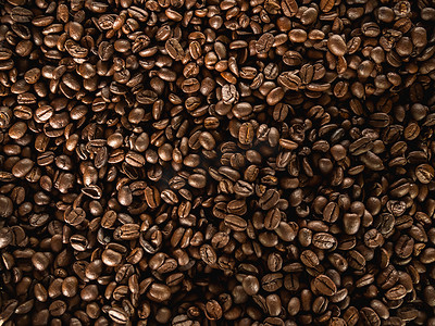 咖啡豆背景特写