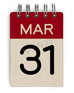 3 月 31 日日历