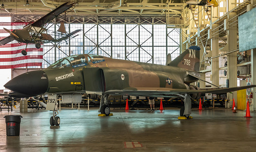 航空博物馆摄影照片_XN 792 战斗机冰沙在珍珠港航空 M 机库