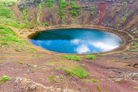 火山口 Kerid 湖
