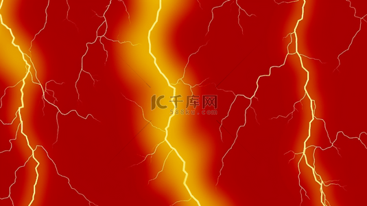 黄色背景红色底纹背景图片_闪电纹理质感背景