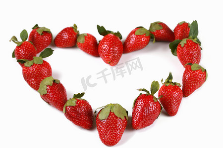 心形的草莓