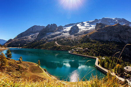 Lago Fedaia (Fedaia Lake), 法萨谷, 特伦蒂诺上阿迪杰, an