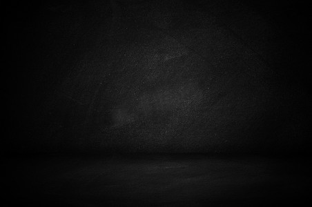 黑板和黑板，暗墙工作室背景