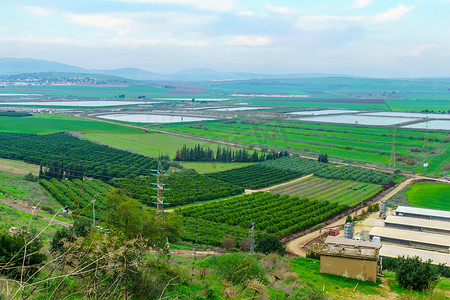 耶斯列谷东部的风景和乡村