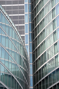 现代建筑玻璃幕墙几何