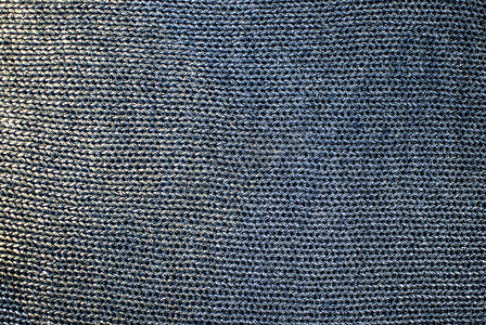 作为背景的深蓝色针织的羊毛织物纹理