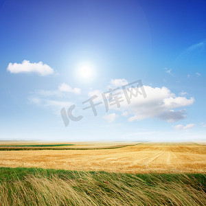 农村风景摄影照片_夏天的风景