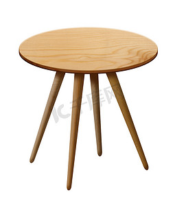 木制圆桌