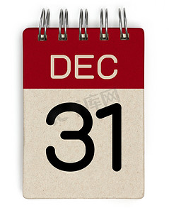12 月 31 日日历