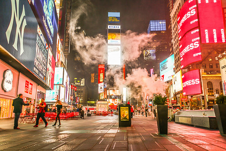 纽约时代广场（TIMESSQUARE）夜景