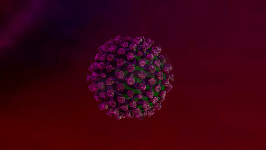新型冠状病毒背景摄影照片_Coronavirus 2019-nCov 新型冠状病毒概念对亚洲流感爆发和冠状病毒流感负责，作为大流行病的危险流感毒株病例。