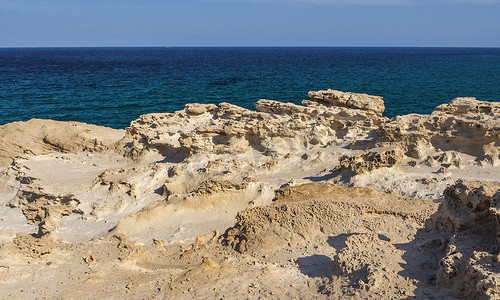 古代化石沙丘，洛斯埃斯库洛斯，加塔角-尼哈尔自然公园，西班牙