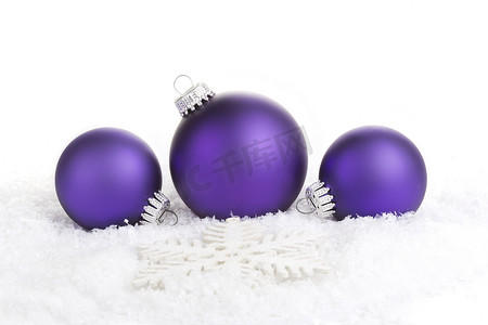 圣诞节,圣诞装饰紫罗兰色