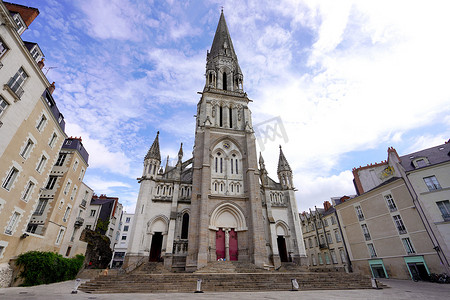 圣尼古拉斯大教堂是法国南特的一座新哥特式教堂