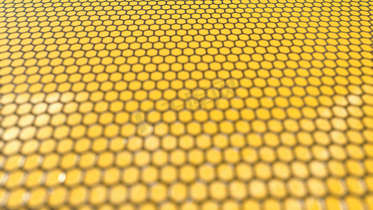 蜂窝网格纹理和几何蜂巢六角蜂窝 3d 渲染。