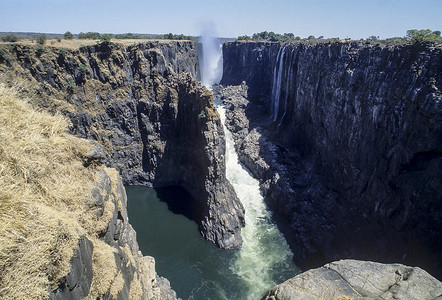 赞比亚维多利亚瀑布