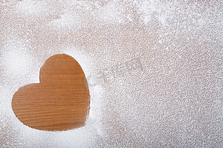 心在雪中，情人节主题