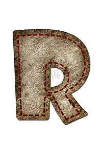 桑皮纸字母 (R)