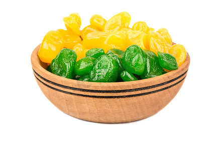 碗干黄色和绿色金橘