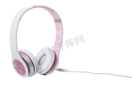 粉色耳机