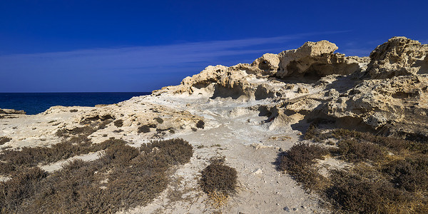 古代化石沙丘，洛斯埃斯库洛斯，加塔角-尼哈尔自然公园，西班牙