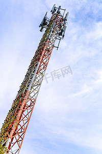 手机网络信号摄影照片_手机通讯及网络信号中继器天线t