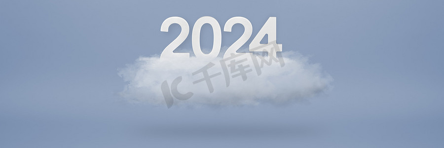 2024年背景摄影照片_2024 年新年快乐问候模板。