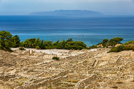 卡梅罗斯古城位于希腊罗德岛多德卡尼索斯群岛。
