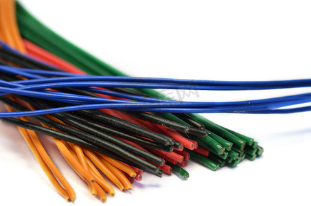 彩色电缆和电线