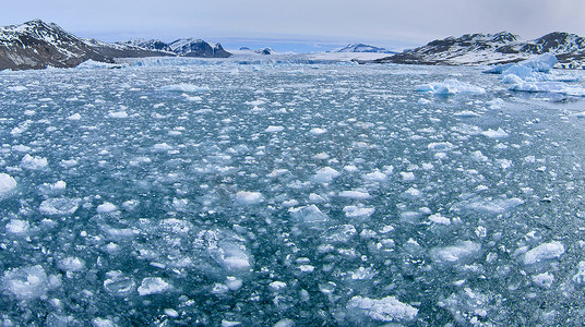 浮冰，阿尔伯特一世岛，挪威