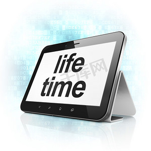 时间概念：平板电脑上的生命时间