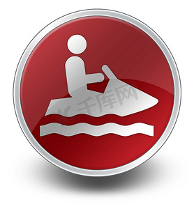 气艇摄影照片_图标、按钮、象形图个人船只