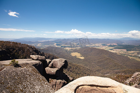 澳大利亚维多利亚州的布法罗山景观