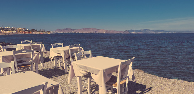 海边餐厅，地中海度假