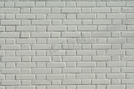 白色砖墙背景和纹理