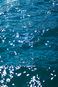 深蓝海水质地、深色海浪背景作为自然与环境设计