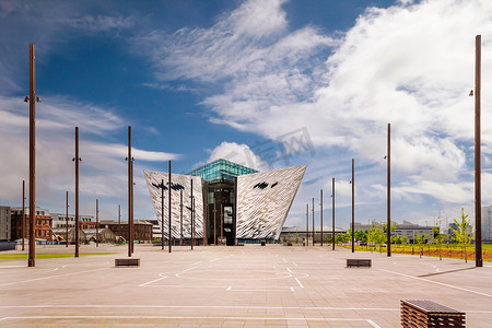 贝尔法斯特泰坦尼克号博物馆，贝尔法斯特，北爱尔兰，英国