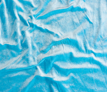 蓝色天鹅绒纹理与波浪，设计师的元素，全 f