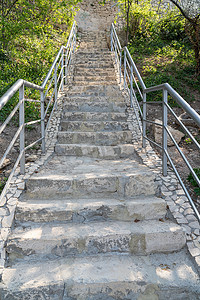 通往贾斯珀海滩的新石阶 800 级，建于 2020 年春季。黑海保护区。
